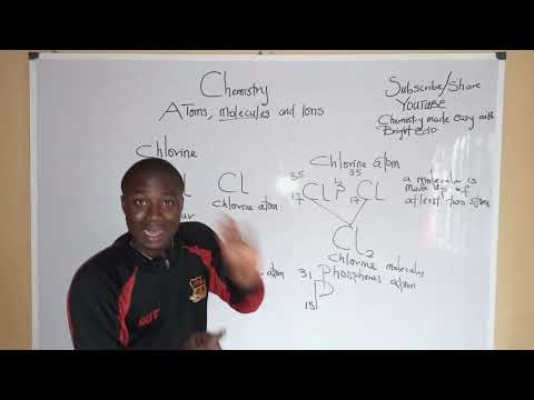 INTRODUCTION TO CHEMISTRY  ATOMS, MOLECULES,IONS AND RADICALS