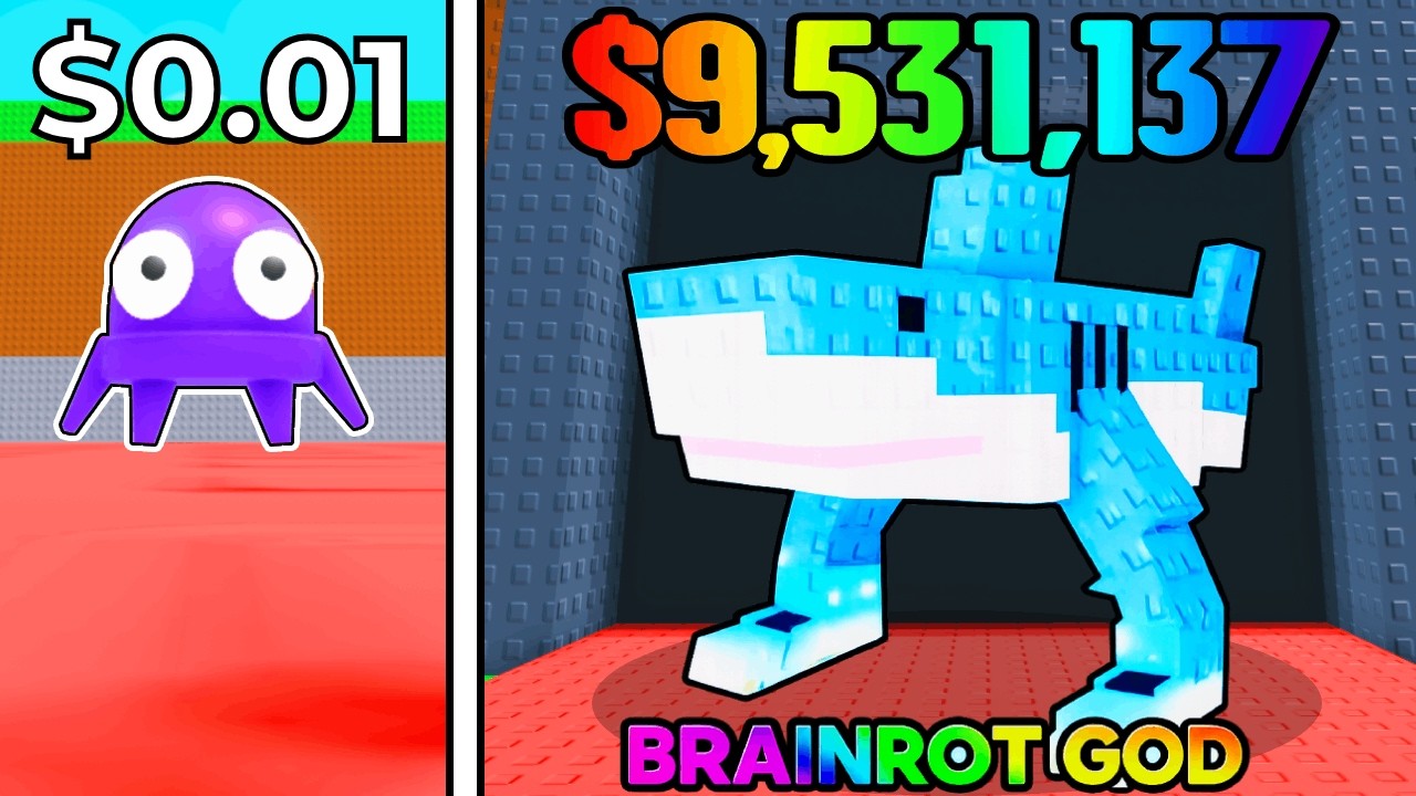 Robé BRAINROTS DIOS con personaje HACKER en Steal a Brainrot (Roba un Brainrot)
