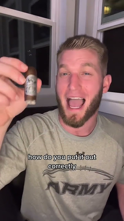 Cigar 101: How to Properly put out a cigar! #cigar #cigars #cigar101 #gentleman #luxury