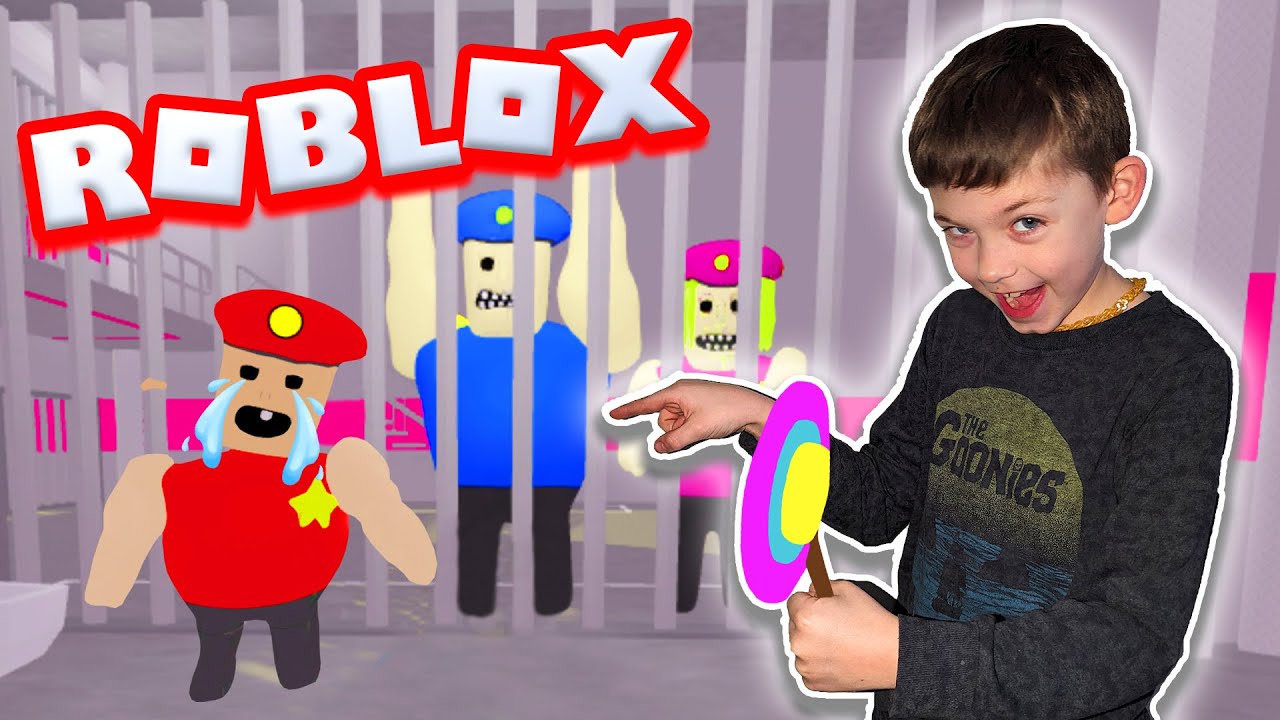 Can we Escape the Buff Family Prison! Roblox OBBY