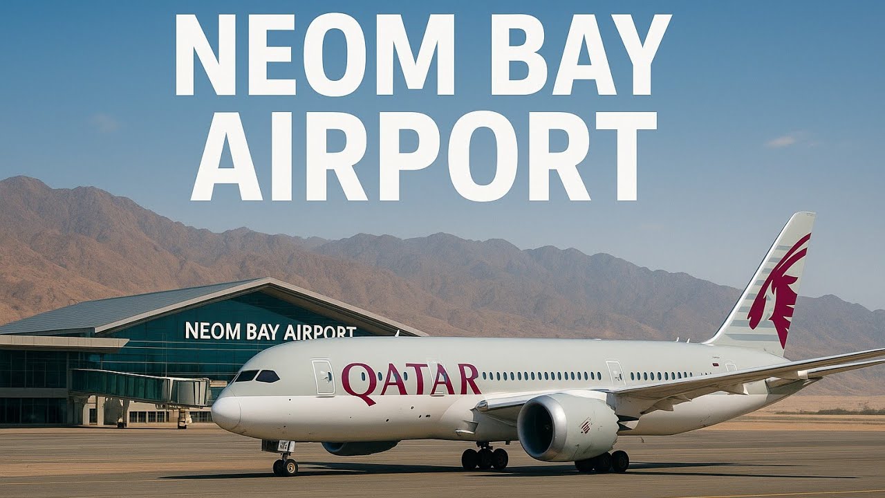 NEOM BAY AIRPORT | Saudi Arabia | flying Qatar Airways 