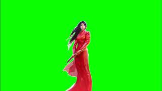 ✔️GREEN SCREEN EFFECTS: cute chinese girl animation