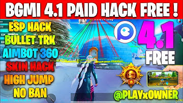 BGMI HACK 4.1 | BGMI 4.1 MOD APK | BGMI ESP HACK | BGMI NEW HACK TODAY | HOW TO HACK BGMI HACK