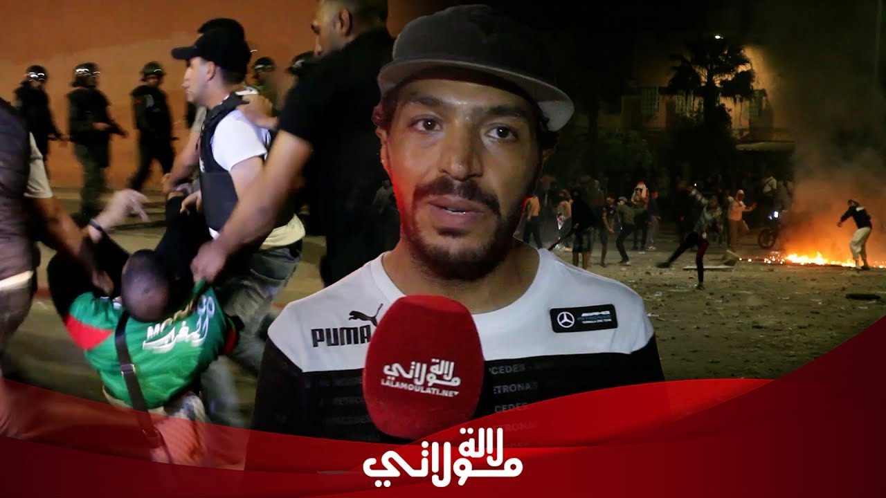 فوضى وإضرام النار في احتجاجات مراكش مواطنون يرفضون التخريب ويطالبون بتوقيفه 