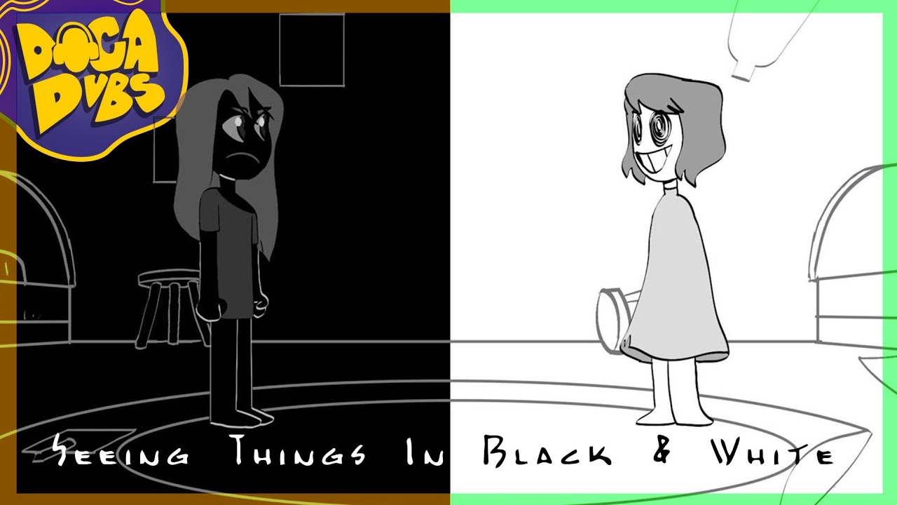 SEEING THINS IN BLACK AND WHITE || ANIMAÇÃO || [Fã-Dublado]