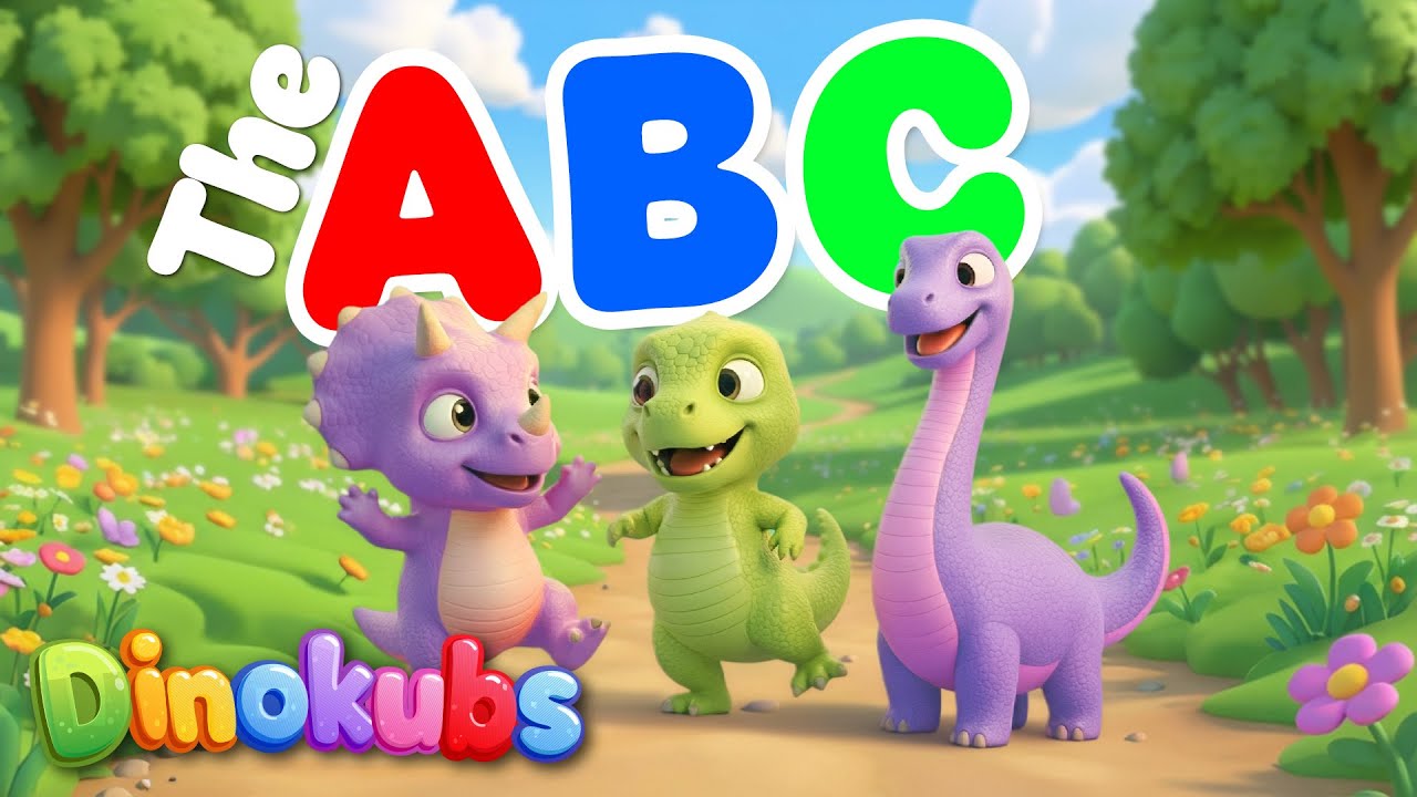 Dino ABC Song | Dinosaur Alphabet Nursery Rhymes for Kids 🦖