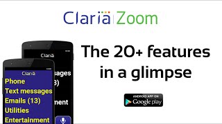 Claria Zoom app - more than 20 features designed for low vision screenshot 5