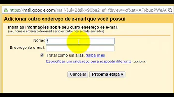 Como funciona aliás Gmail?