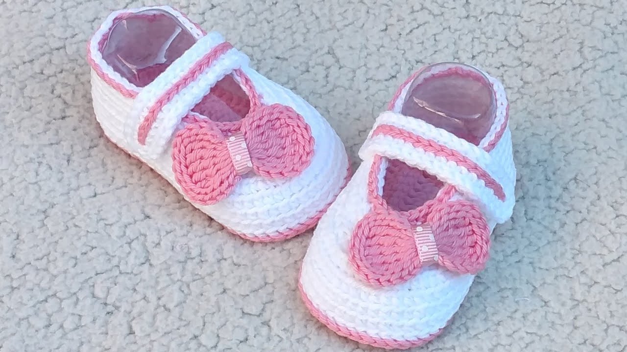Sapatinho Sophia /Sapatinho de crochê  9cm