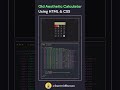 Aesthetic Calculator using HTML CSS JavaScript | Simple Calculator without JavaScript | CodeMinds