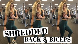 SHREDDED Back And Bicep Workout | For Women