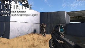 Halo Infinite: Testing Aim Assist between Native Xbox vs Steam Input Legacy