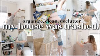SMALL SPACE EXTREME DECLUTTER & ORGANIZE WITH ME 2023 /  CLEANING DECLUTTERING ORGANIZING MOTIVATION