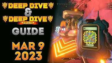 Deep Dive and Elite Deep Dive Strategy Guide for This Week March 2nd 2023 (Deep Rock Galactic)