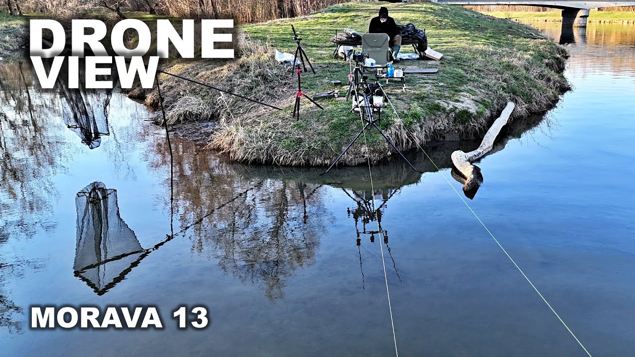 MORAVA 13 KVASICE Drone view Last carp fishing video #fishhobo