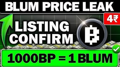 Blum Airdrop Listing Date After Event - Blum Coin Price Prediction On Binance | #blum