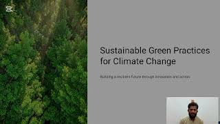 Capstone project | Research Topic: Sustainable Green Practices for Climate change    #climatechange