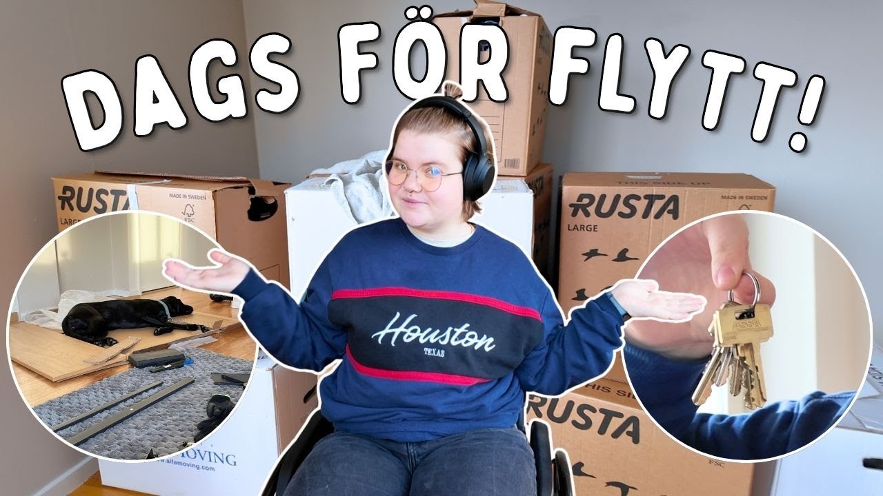 FLYTTSERIE ep. 06 | Äntligen är det dags! | Empty apartment tour | Flyttvlogg del 1