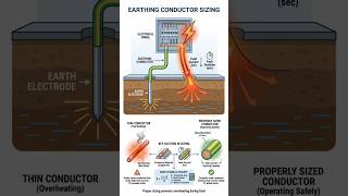 ☠️ Earthing conductor size, Earthing conductor ka size kitna hona chiye, How 2 decide conductor size