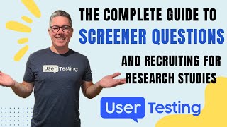 Complete Guide to Writing Effective Screener Questions and Getting the Best Research Participants