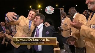 Edward DeBartolo Jr. Introduced at the 2016 Gold Jacket Ceremony