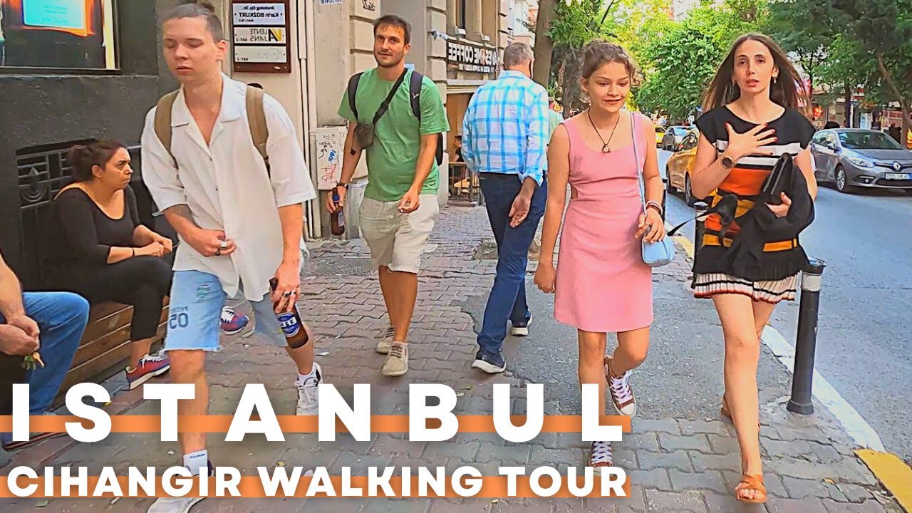 Cihangir Map Istanbul Turkey Cihangir neighborhood Beyoğlu 7 June 2022 Walking Tour ...