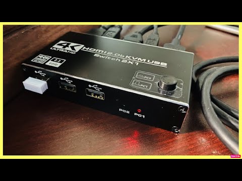 KVM Switch - share monitor on 2 computers