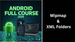 (439)Android Mipmap & XML Folders Explained|App Icons, Resources & XML Files|Complete Android Course