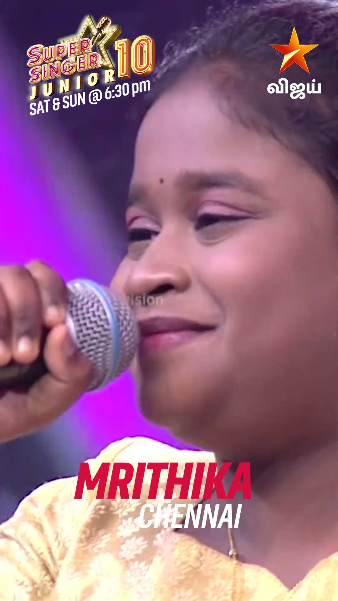 Semma Vibe-uh irukae..? | #MrithikaBalasubramanian ? | Super Singer Junior 10
