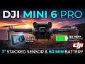 DJI Mini 6 Pro: Official 2026 Leaks — 1" Stacked Sensor & 60 Min Battery!
