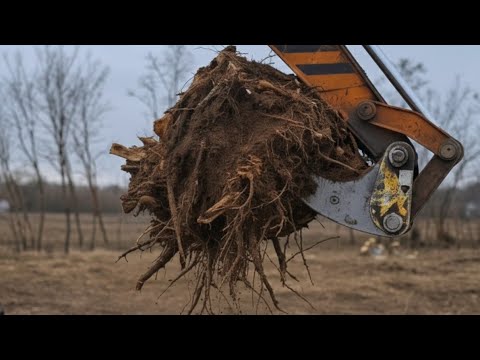 Викорчовувач «КІГОТЬ 12-20» на екскаватор - ДЗСТ (ЗАВОД), видео 1