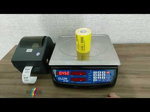 Como imprimir etiqueta de balança, com baixo custo? Use a Balança Elgin DP15 e a Impressora L42 DT.