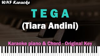 Tiara Andini - Tega (Karaoke Piano & Chord) Original Key