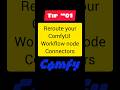 ComfyUI Tips #01 Reroute your workflow paths for visibility control paths