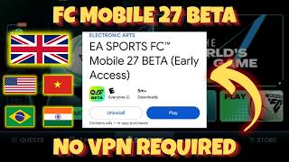 How to Download FC Mobile Beta 27 Without VPN If Item Is Not Available in Your Country Play Store ‼️ screenshot 5
