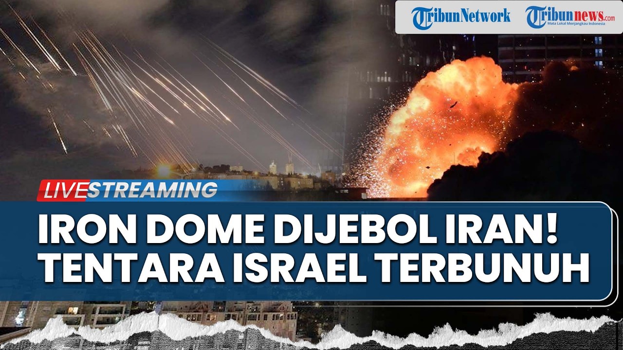 🔴Iron Dome Jebol! Markas Militer Israel hingga Kemenhan Diledakkan Rudal & Drone Iran, 680 IDF Tewas