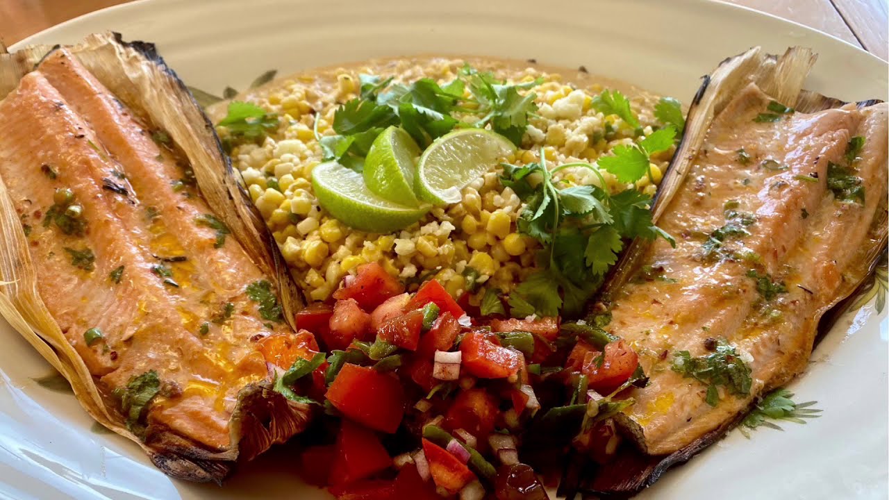 Riverence Trout Grilled in Corn Husk - short clip