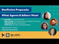 Nonfiction Proposals: What Agents & Editors Want