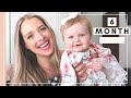 MY BABY AT 6 MONTHS OLD - BABY UPDATE! ROLLING, EATING SOLIDS, FOOD ALLERGY SYMPTOMS, SLEEP TRAINING
