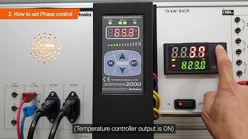 Autonics Tutorial : How to set Phase and Zero crossing control(DPU)