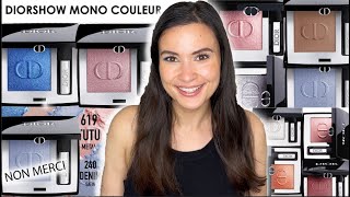 NEW DIOR MONO COULEUR Single Eyeshadows | One Of Each Finish