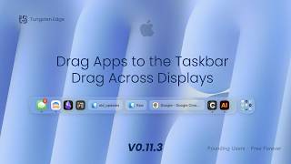 Tungsten Edge Demo: Drag Apps onto the Taskbar, Drag Cards Across Displays screenshot 5