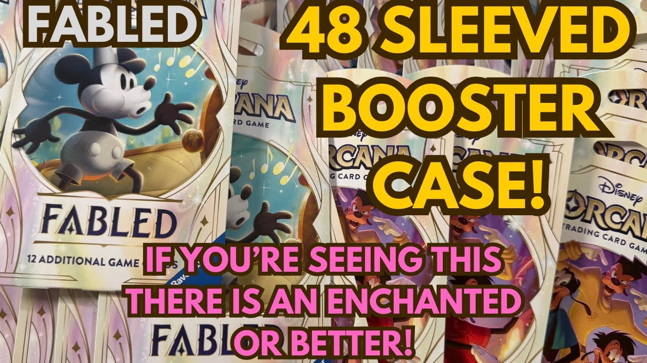 lorcana fabled booster box case Amazon.com: HYPE GAMER GEAR Premium Acrylic Display case for Disney Lorcana  Booster Box, with Magnetic Close : Toys & Games main image 0