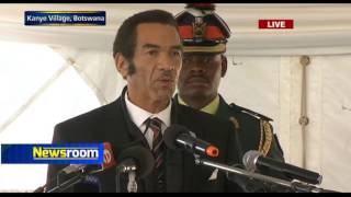 Ian Khama delivers Masire