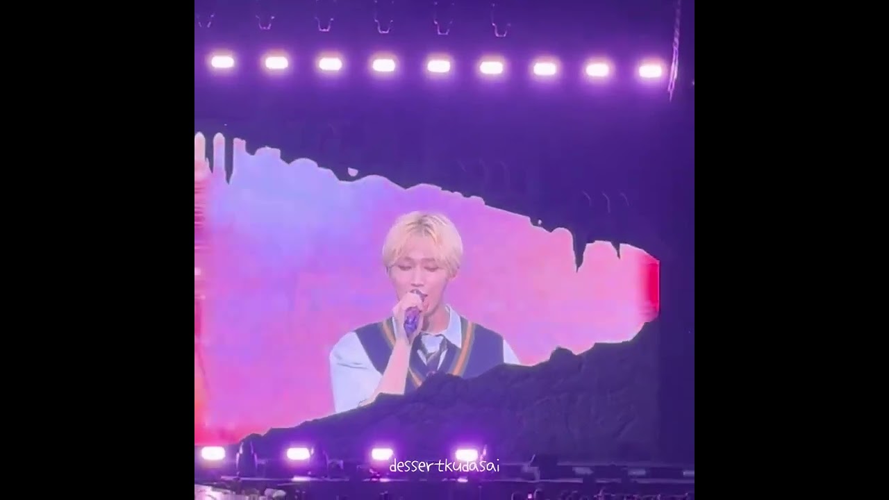 Sunoo sings a cover of ‘Good bye-bye’ by Ai Tomioka at their ‘FATE PLUS’ concert today in Saitama!