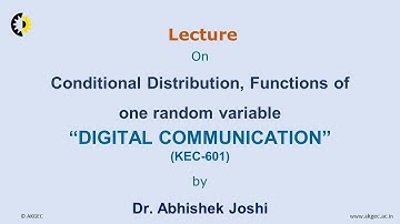 DIGITAL COMMUNICATION LECTURE 06 