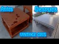 RESTAURACIÓN DE MESAS 3ra / ACABADOS EN NITROCELULOSA / COMO PINTAR MUEBLES VINTAGE #elmueblemoderno