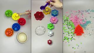 Satisfying Beautiful Beads, Colorful Balls, Haba Slope, Xylophone,  Falling Beads Reverse Video ◀️ screenshot 1