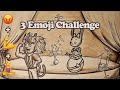 Turning Emojis into Art- 3 Emoji Challenge 😡💪🧘♀️