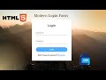 HTML & CSS Login Page – Beginner Friendly + Modern UI (Step-by-Step Tutorial)